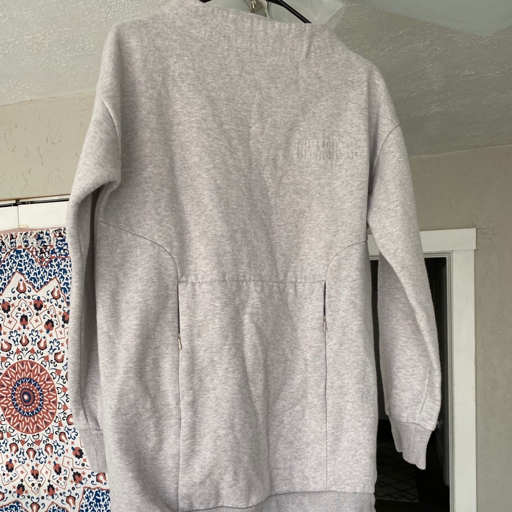 Mock neck gym shark sweatshirt
